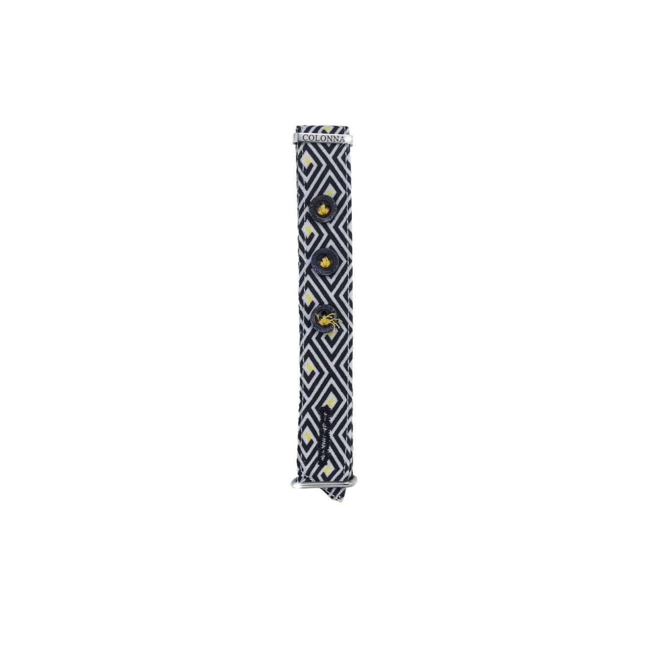 WOMEN’S STRAP WITH GEOMETRIC YELLOW AND BLACK DESIGN